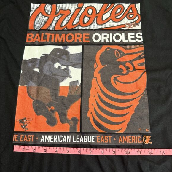 Baltimore Orioles 2XL fanatics game wear Back Graphic T-shirt Amercian League E. - Picture 3 of 9